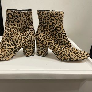 Halogen Cheetah booties
